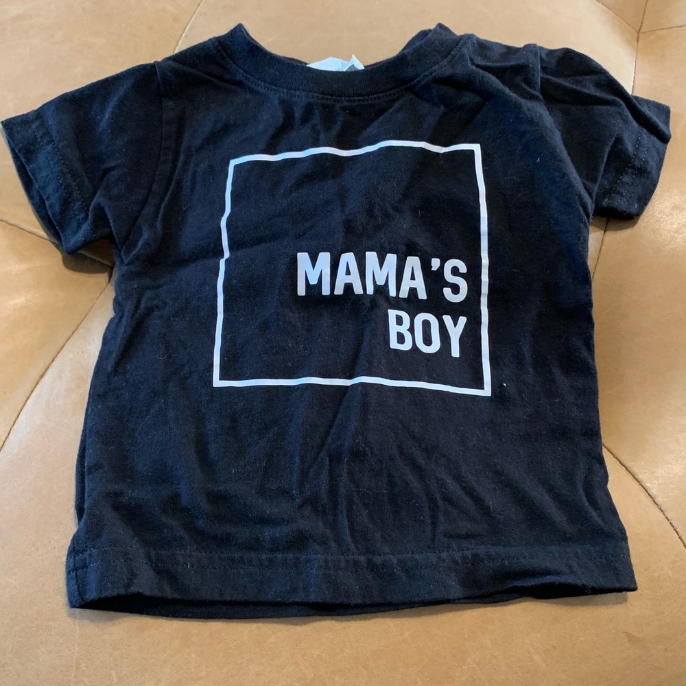Mama’s boy t shirt baby